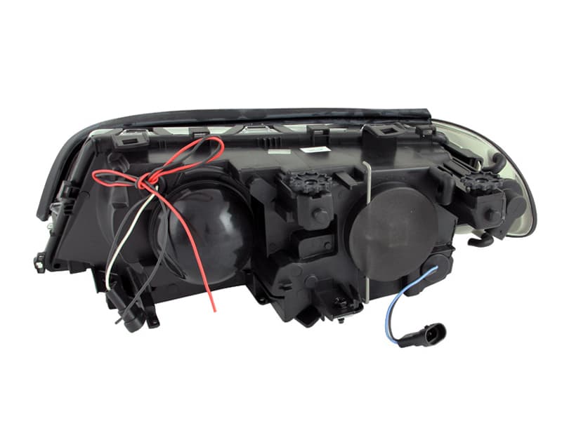 ANZO Projector Headlights for 2Dr Non-HID Models w/Halo Clear Lens Black Hous... - Image 3