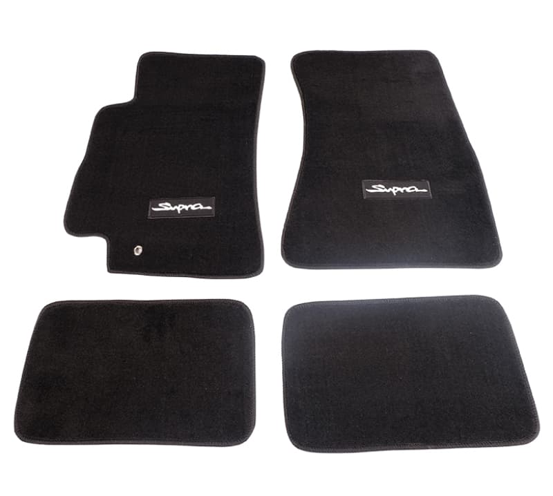 NRG Floor Mats for 96-02 Toyota Supra - 4pc with Supra Logo
