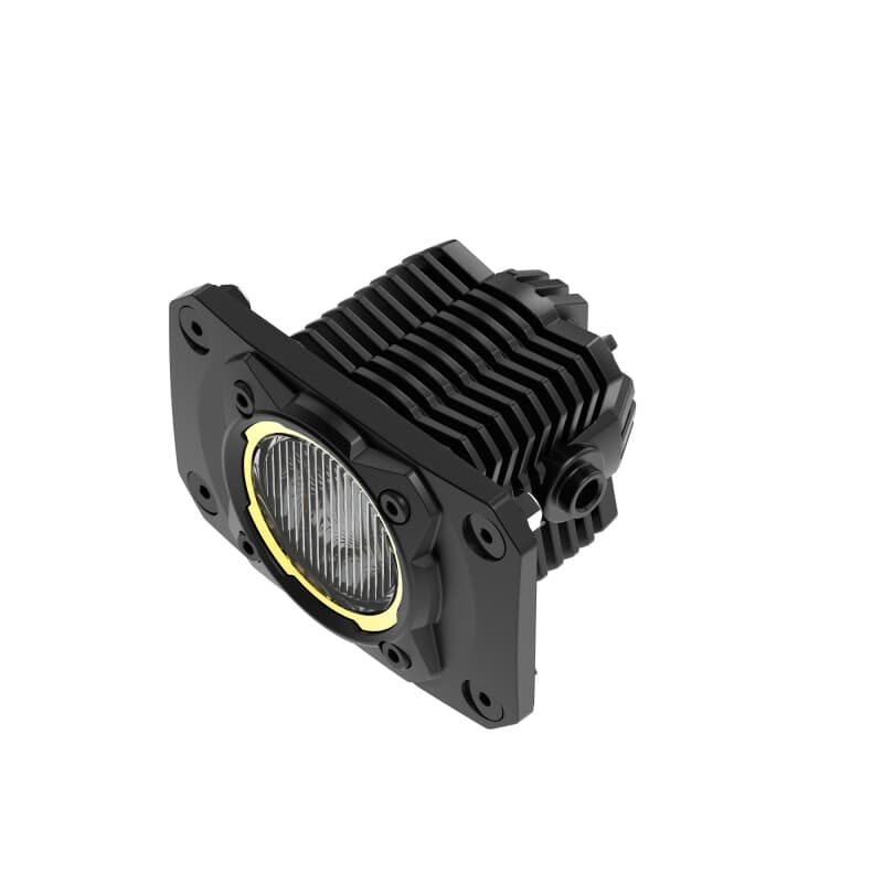 KC HiLiTES FLEX ERA 1 LED 2-Light Kit with Rear Harness and Spread Beam - Image 2