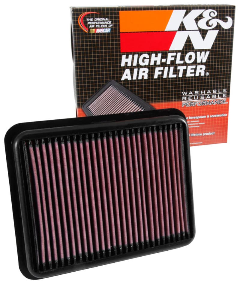 K&N Engineering Drop-In High-Flow Air Filter Reusable Washable 33-3062 - Image 4