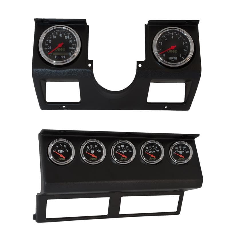AutoMeter Gauge Kit for Jeep Wrangler YJ 7-Piece Complete Instrument Set - Image 2