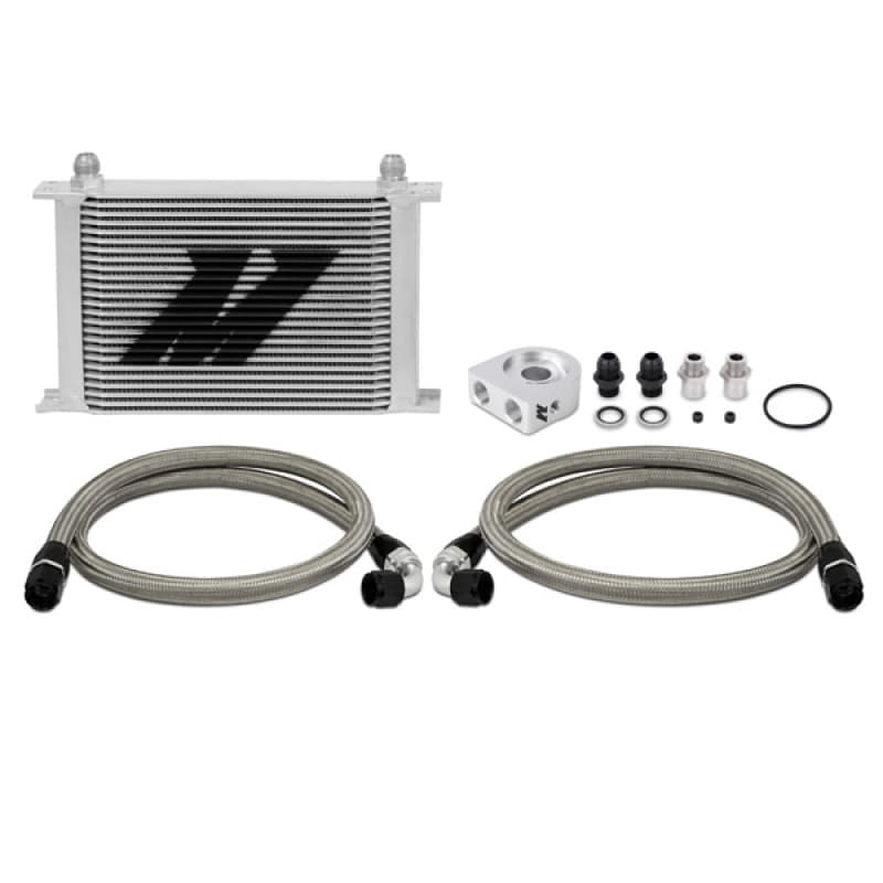 Mishimoto Oil Cooler Kit Universal 25-Row with Billet Aluminum Sandwich Plate - Image 2