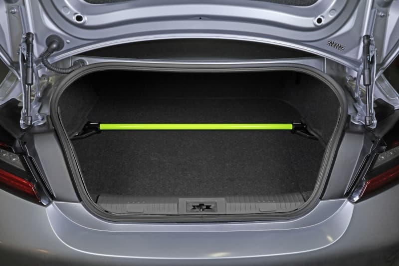 Perrin Performance Rear Shock Tower Brace for BRZ/FR-S/86/GR86 Neon Yellow - Image 2