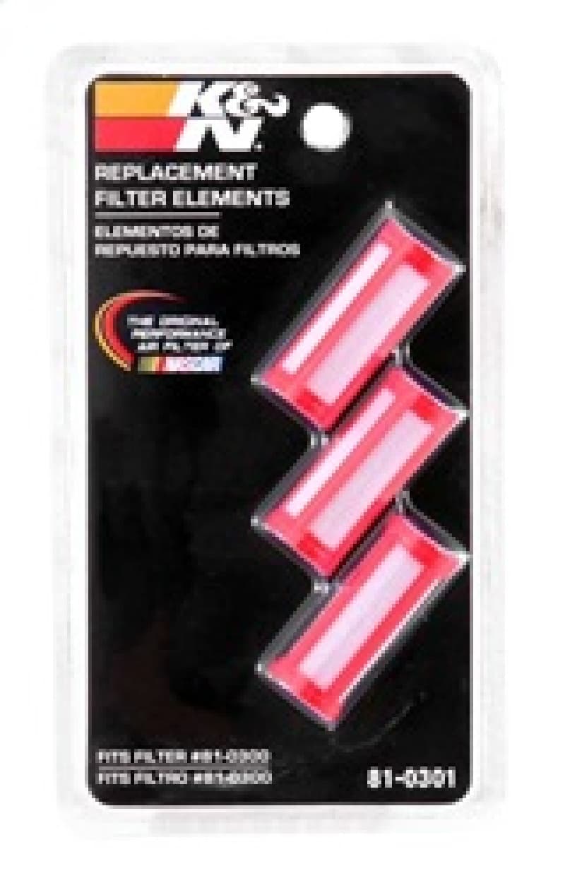 K&N Engineering Inline Fuel Filter Replacement Elements Kit for 81-0300 Clear... - Image 3