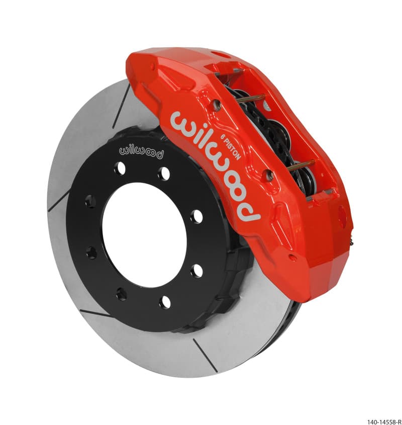 Wilwood TX6R Brake Kit for Truck SUV 6-Piston Radial Mount Calipers 15-16" Ro...