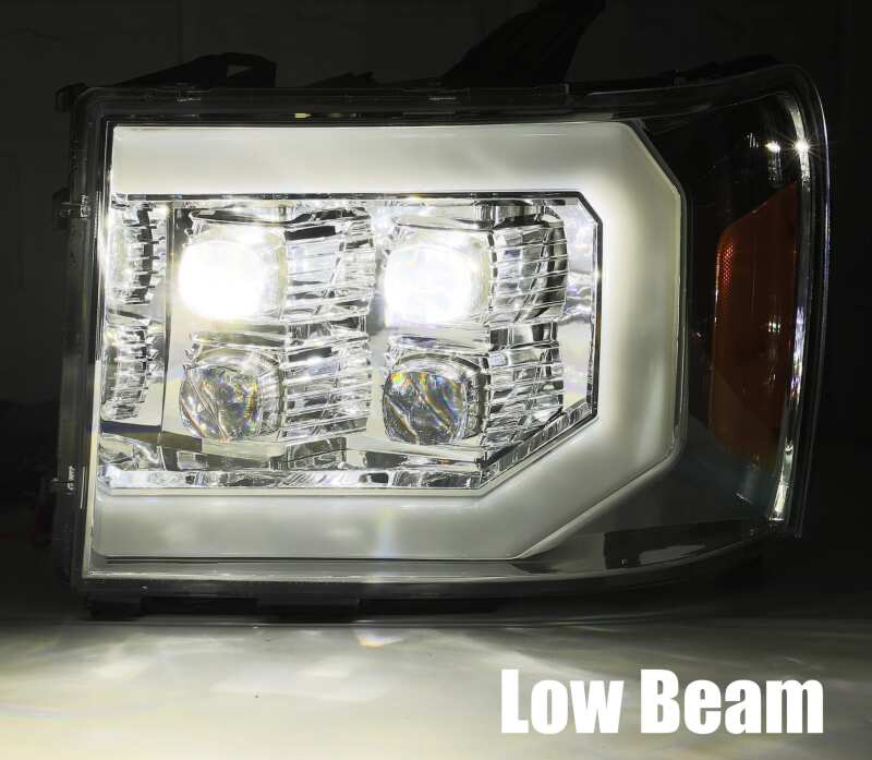 AlphaRex NOVA Headlights with Ice Cube 3D Projector and Osram Oslon LED Chip - Image 5