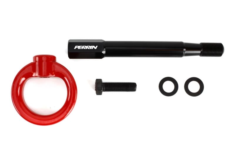 Perrin Performance Tow Hook Kit for 22-26 Toyota GR86 Front Red - Image 3