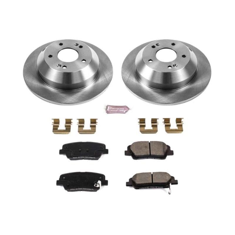 PowerStop Z17 Autospecialty Brake Kit with Ceramic Pads and Rotors