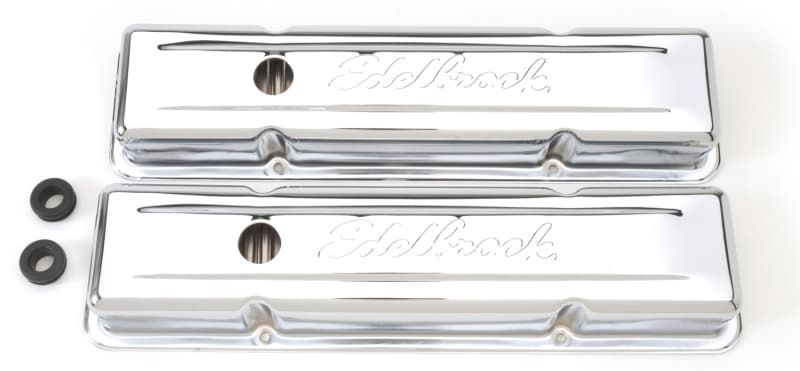 Edelbrock Valve Covers for Chevrolet 262-400 '59-86 with Stock-Style Breather...