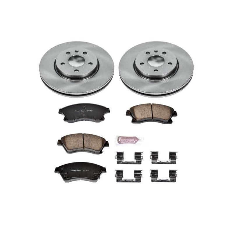 PowerStop Autospecialty Brake Kit for Daily Driver with Z17 Ceramic Pads & Ro...