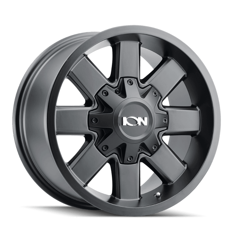 ION Wheels 141 Series 17x9 8x165.1 BP 18mm Offset Satin Black Wheel