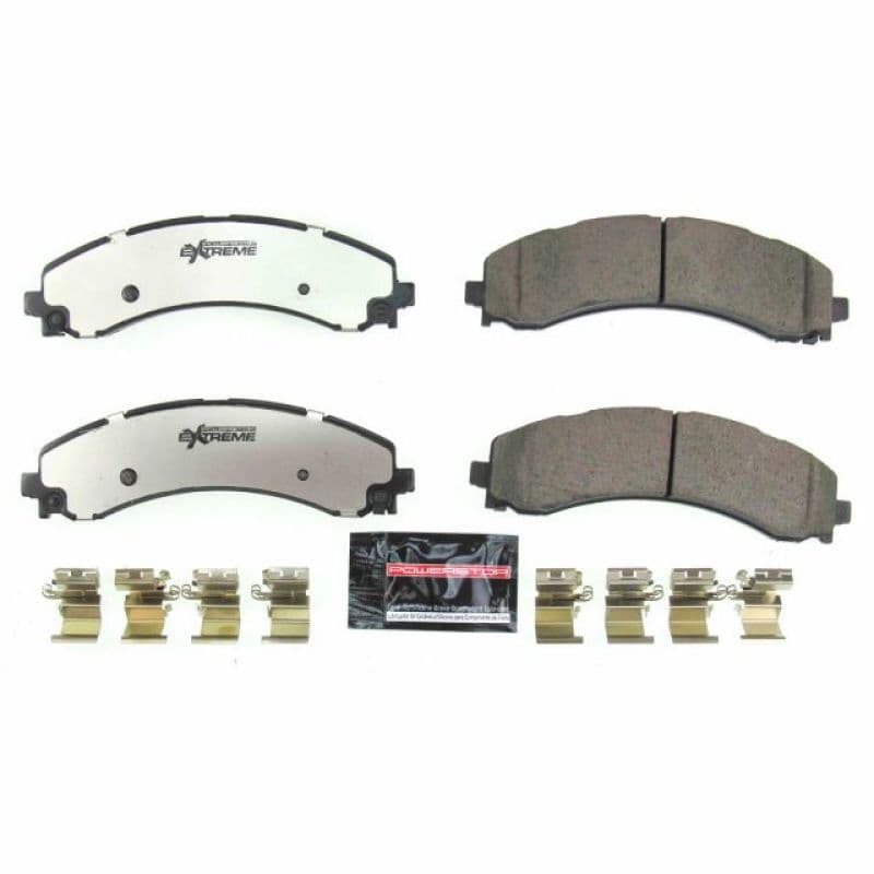 PowerStop Z36 Ceramic Truck & Tow Brake Pads for Trucks & SUVs Low-Dust Carbo...