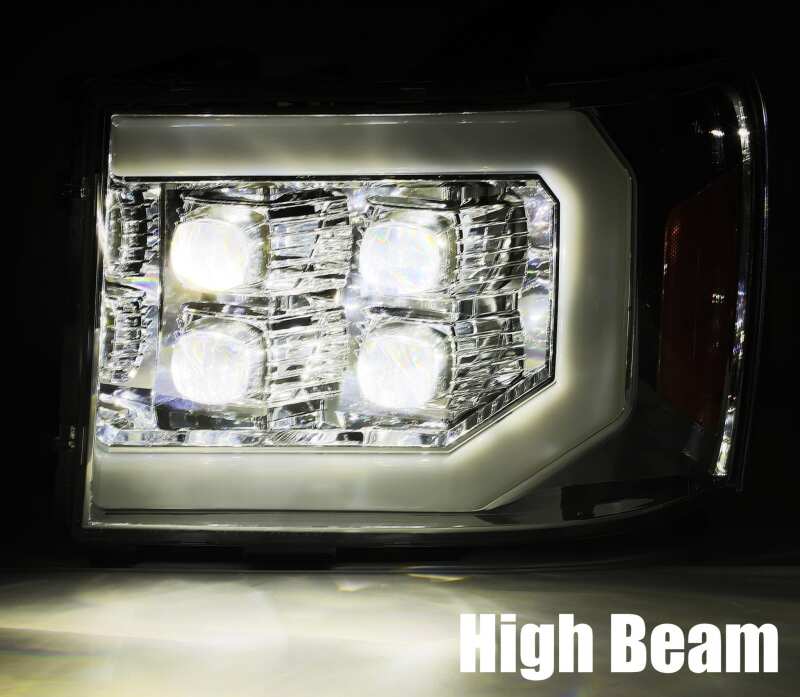AlphaRex NOVA Headlights with Ice Cube 3D Projector and Osram Oslon LED Chip - Image 4
