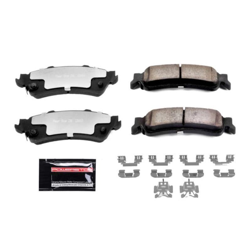 PowerStop Z36 Ceramic Truck & Tow Brake Pads for Trucks SUVs Low-Dust Carbon-...