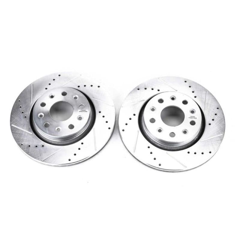 PowerStop Evolution Drilled/Slotted Brake Rotor for OE Fit with Zinc Plating