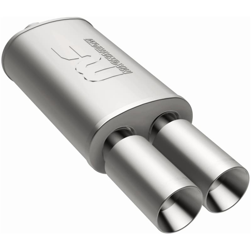 Magnaflow Stainless Steel Straight-Through Muffler with Welded Tip - Image 3