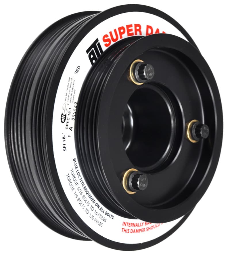 ATI Damper 5.67in Alum 3x4 Groove OEM Style Bolt-On for Honda B