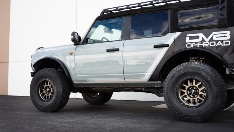 DV8 Offroad Pinch Weld Diff Cover for Ford Bronco Powder Coated Steel - Image 3