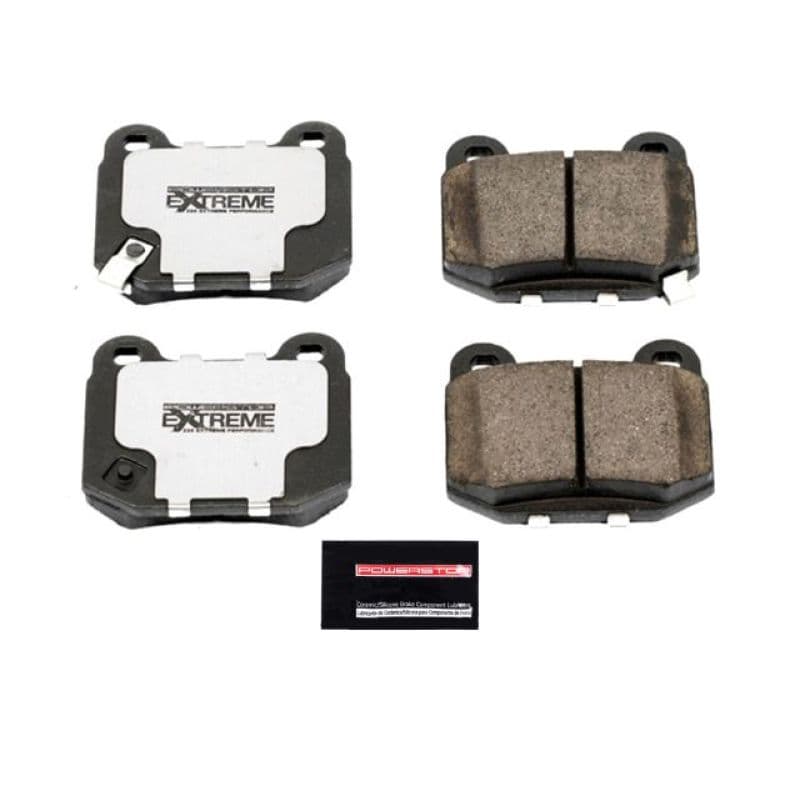 PowerStop Z26 Ceramic Brake Pads for Muscle Cars Low-Dust Carbon-Fiber Compound