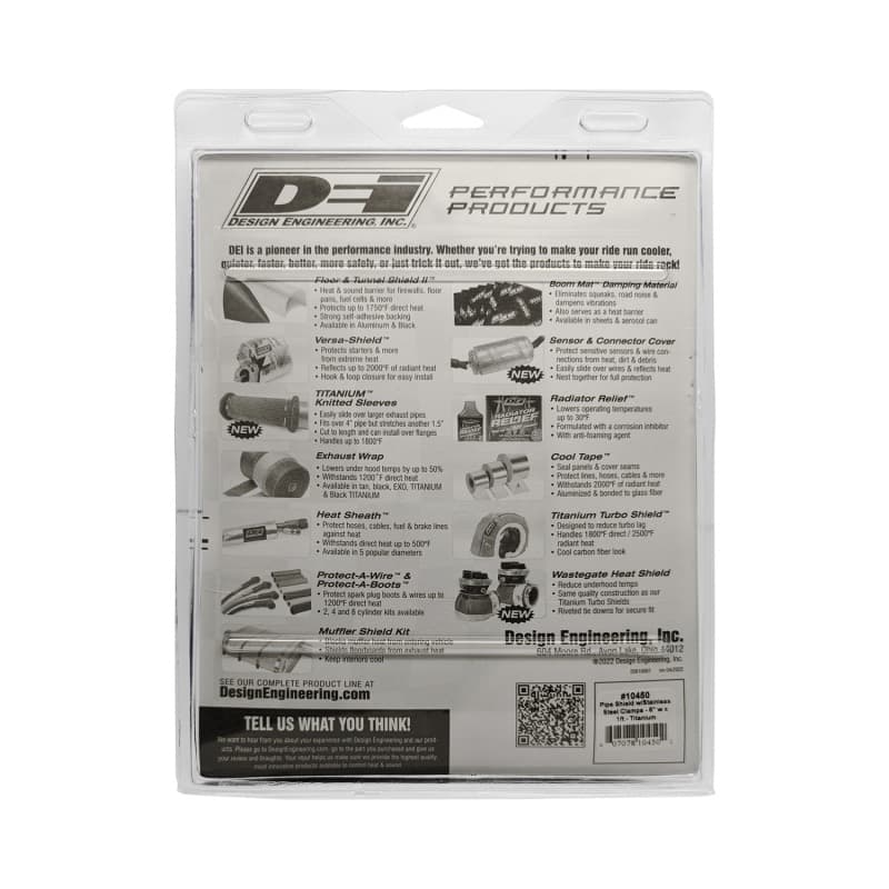 DEI Titanium Pipe Shield Heat Protection for Exhaust Pipes 10450 - Image 3
