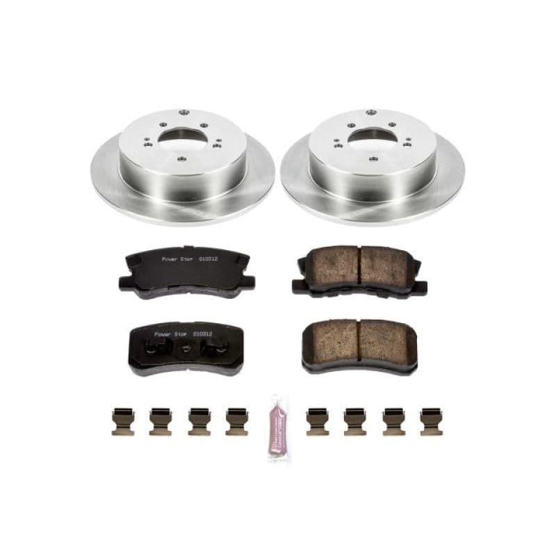 PowerStop Z17 Stock Replacement Brake Kit with Ceramic Pads and Autospecialty...