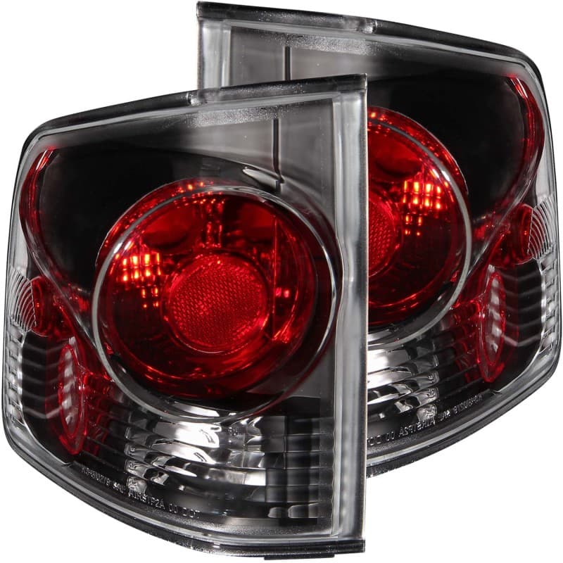 ANZO Tail Light Assembly for Chevy C6 Dark Smoke Lens 3D Style Pair