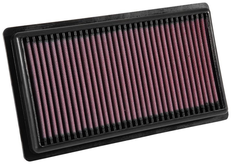 K&N Engineering Drop-In Air Filter Washable Reusable High-Flow for Multiple V...