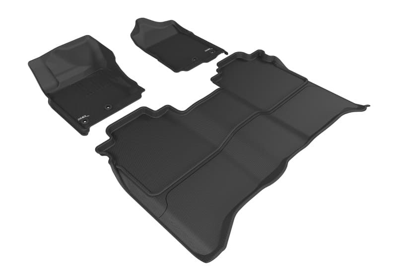 3D MAXpider Kagu Floor Mats Combo for Chevy C6 Black
