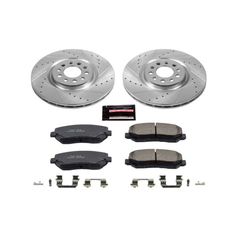 PowerStop Z23 Evolution Brake Kit for Daily Driver Carbon-Fiber Ceramic Pads