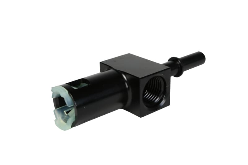 Aeromotive 5/16" Quick Connect AN-06 Fuel Access Port with 1/8" NPT Gauge Port - Image 4