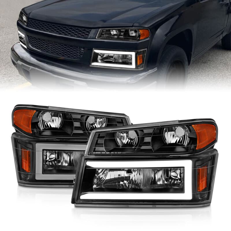 ANZO Crystal Headlights for Chevy C6 Clear Lens Replacement Pair - Image 2