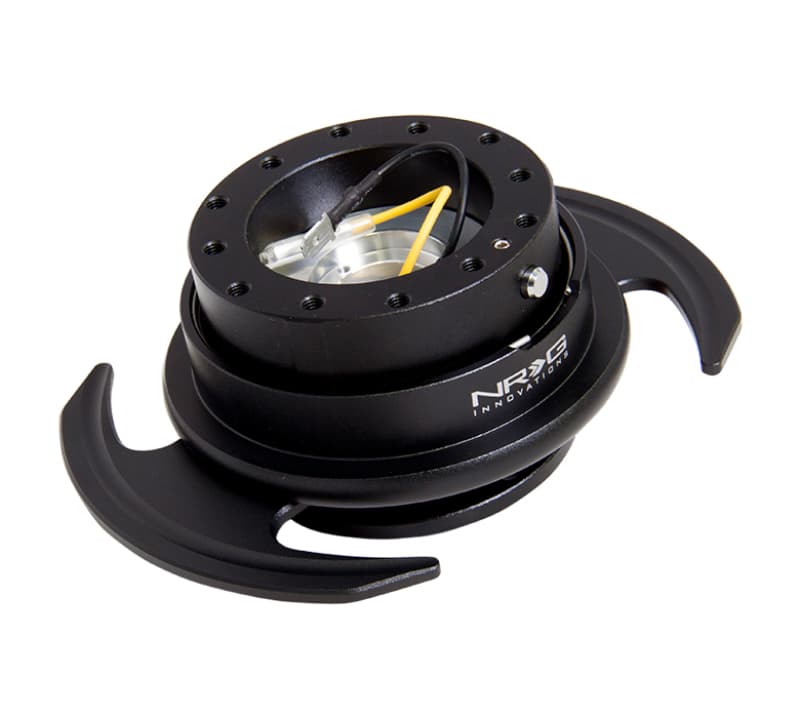 NRG Quick Release Kit Gen 3.0 Black Body Black Ring with Handles - Image 2