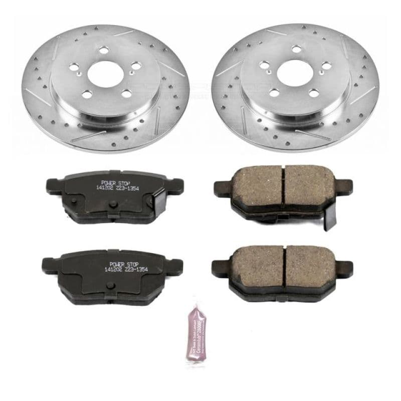 PowerStop Z23 Evolution Sport Brake Kit for Daily Driver Carbon-Fiber Ceramic...