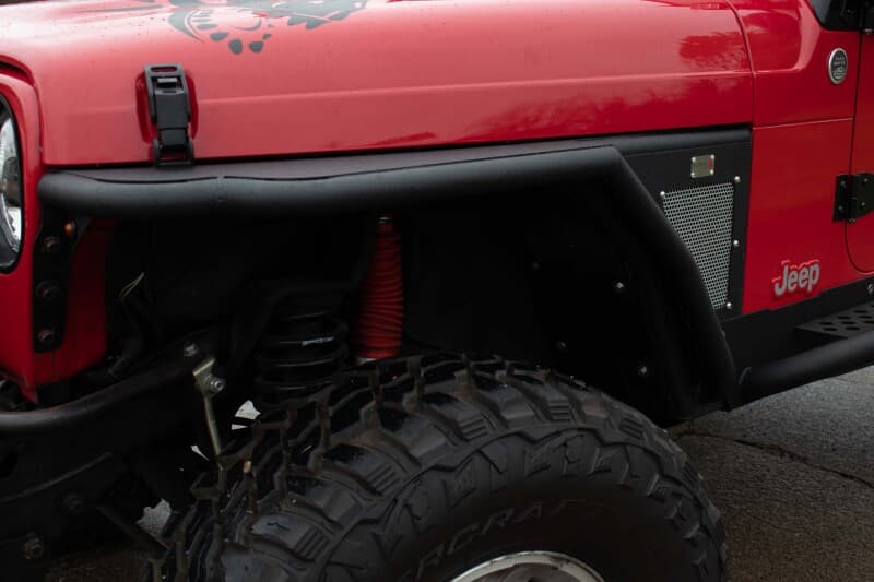 Fishbone Offroad Front Tube Fenders for 1997-2006 Jeep Wrangler TJ with Hex-M... - Image 3