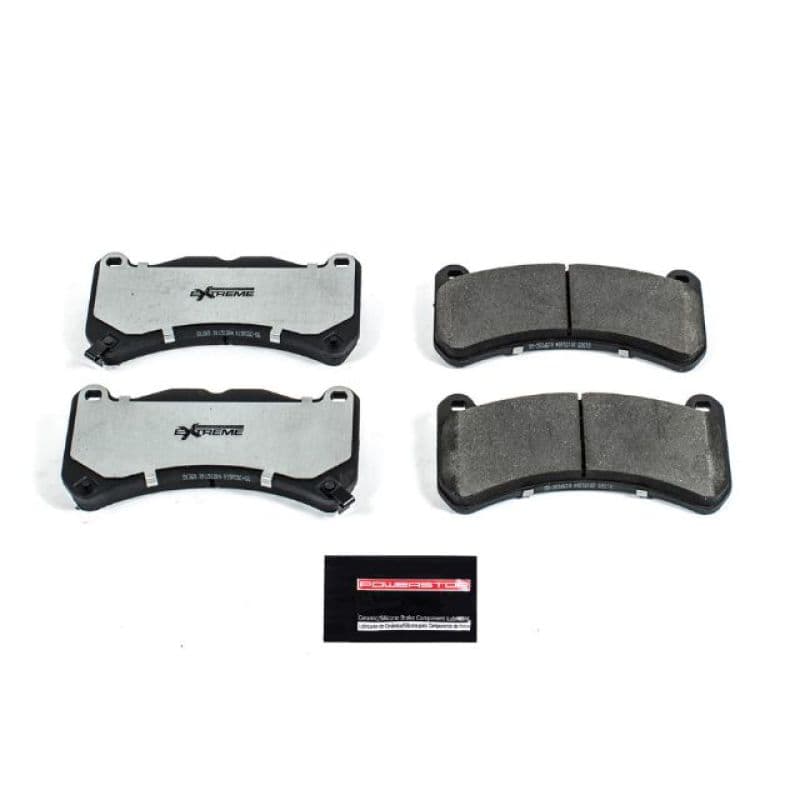 PowerStop Z26 Ceramic Brake Pads for Muscle Cars Low-Dust Carbon-Fiber Compound