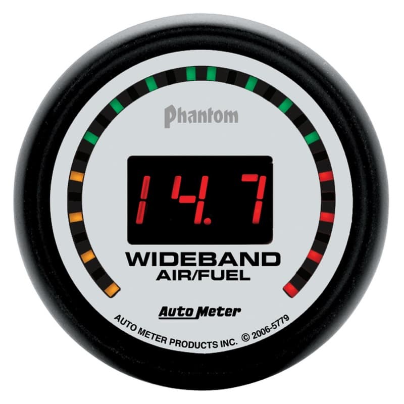 AutoMeter Phantom Wideband Gauge for Gasoline Applications with Auto Calibration