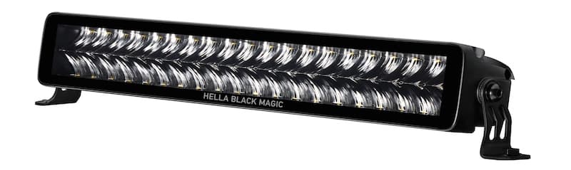 Hella Black Magic LED Light Bar 12" High-Power Worklight with Cooling Fins - Image 2