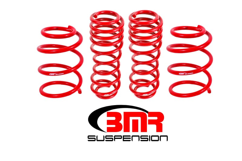 BMR Suspension Lowering Springs for Ford Mustang S197 Chrome Silicon High-Ten...