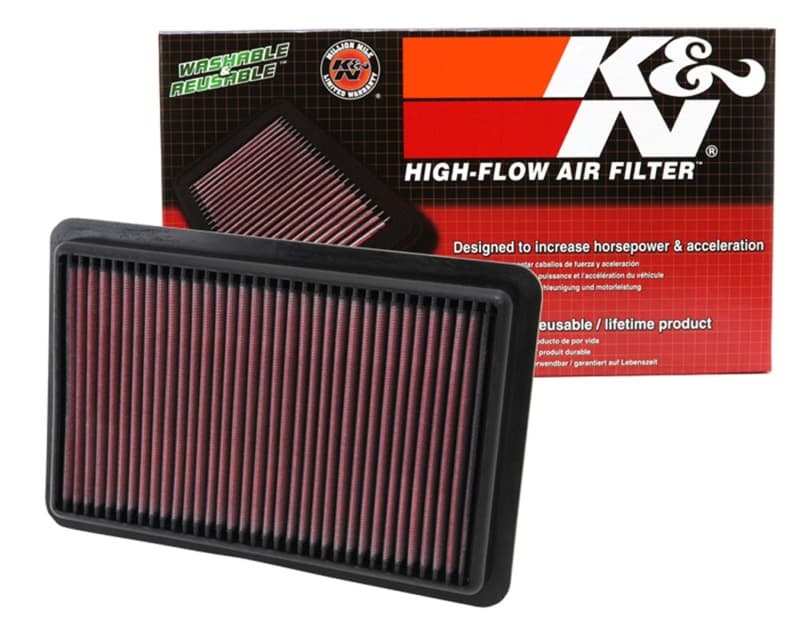 K&N Engineering Drop-In Air Filter Washable Reusable High-Flow 33-2480 - Image 5