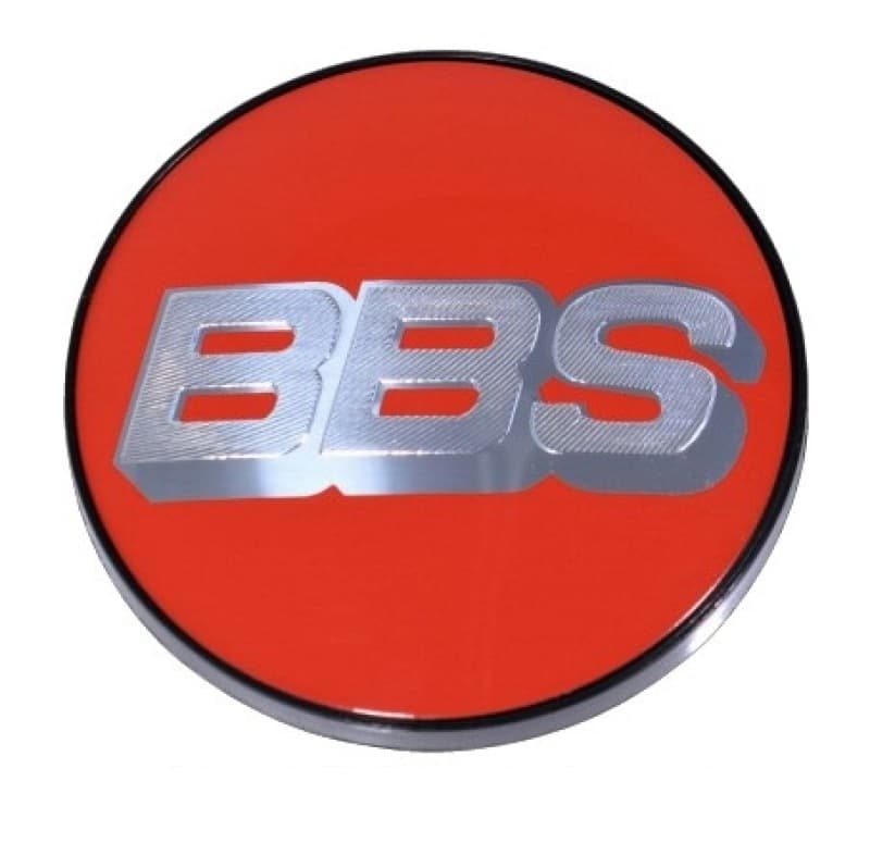BBS Center Cap 70.6mm Red/Silver 5-Tab