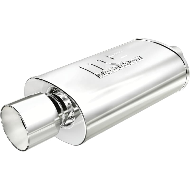 Magnaflow Stainless Steel Straight-Through Muffler with Welded Tip - Image 2