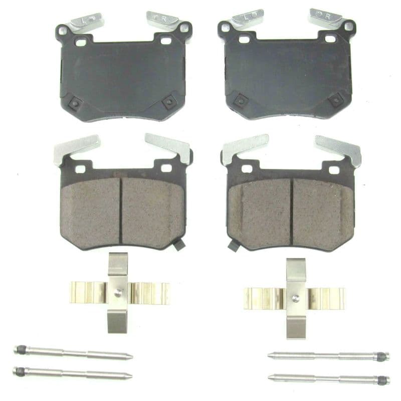 PowerStop Z17 Evolution Plus Ceramic Brake Pads with Stainless Steel Hardware