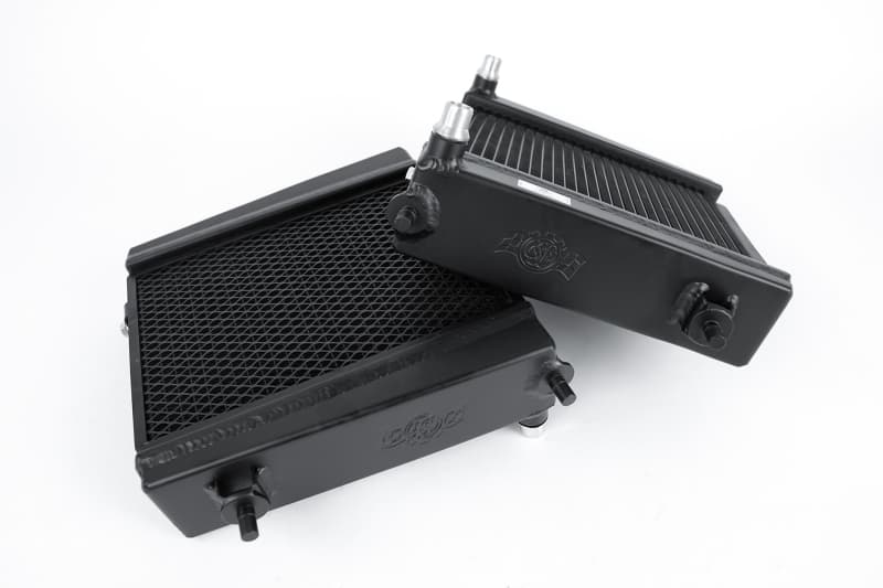 CSF Aluminum Radiator for Chevy C6 with OEM Rock Guard Compatibility