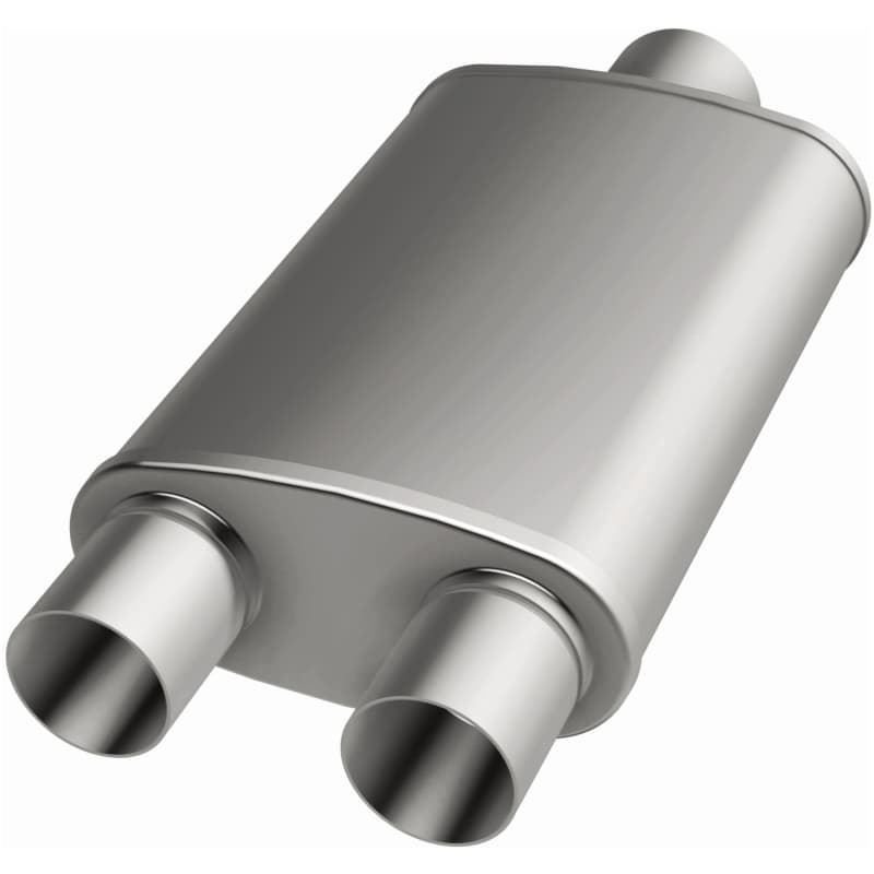 Magnaflow SS Muffler 5x11in Oval Straight-Through Universal 3in Inlet/Outlet - Image 4