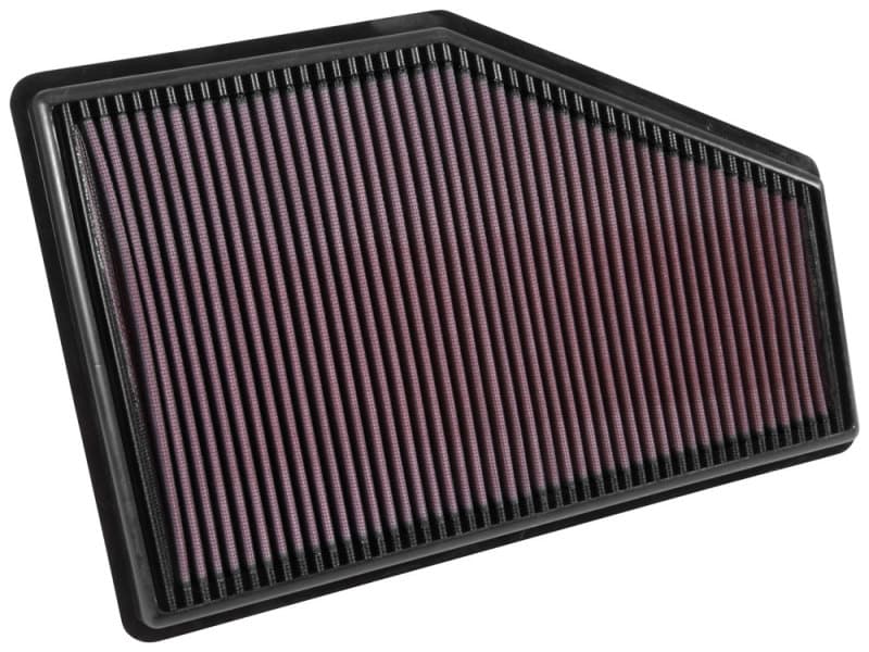 K&N Engineering Drop-In High-Flow Air Filter Reusable Washable