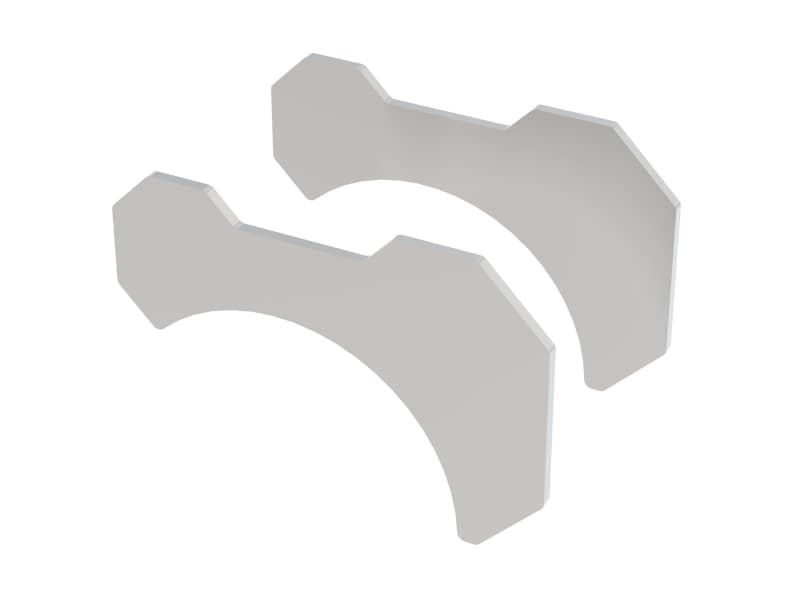 Borla Exhaust Brackets & Hangers for 2.25" Pipe, 2-Piece Set