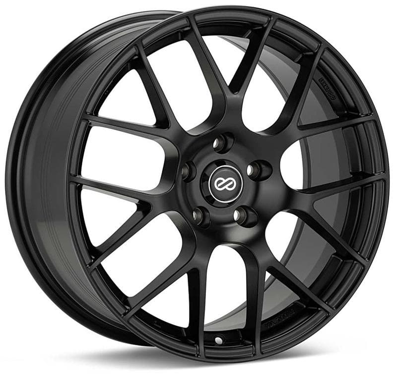 Enkei Raijin Wheel 18x9.5 45mm Offset 5x100 Bolt Pattern Black - Image 2