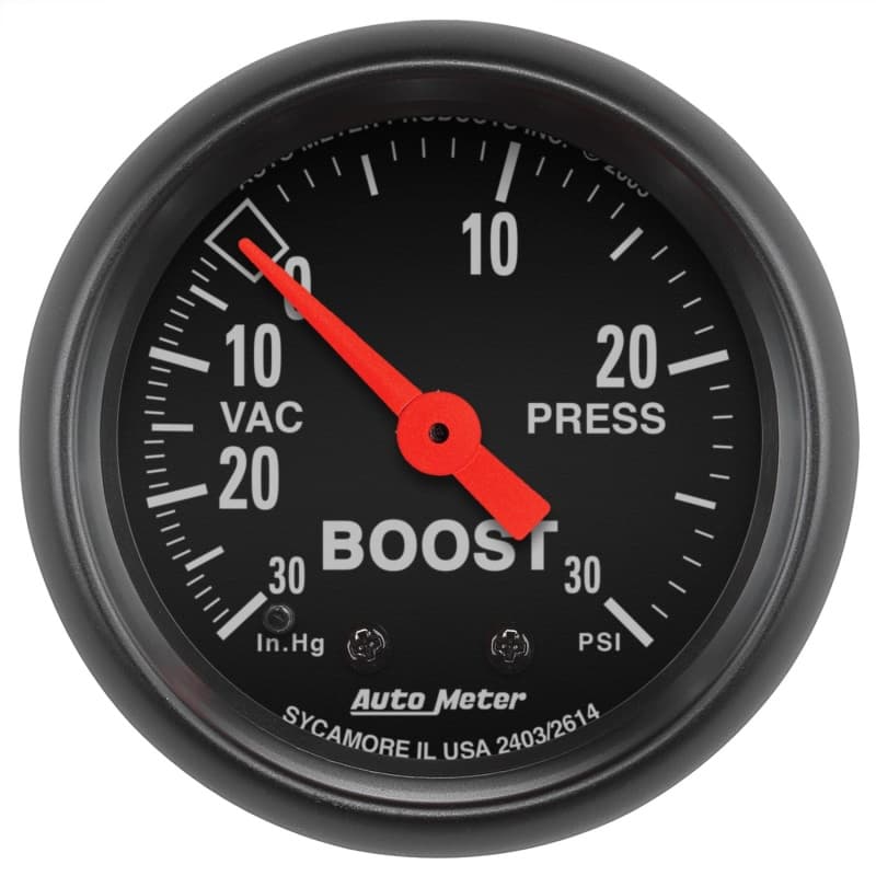 AutoMeter Mechanical Boost/Vac Gauge 1/8" NPT Pressure Connection