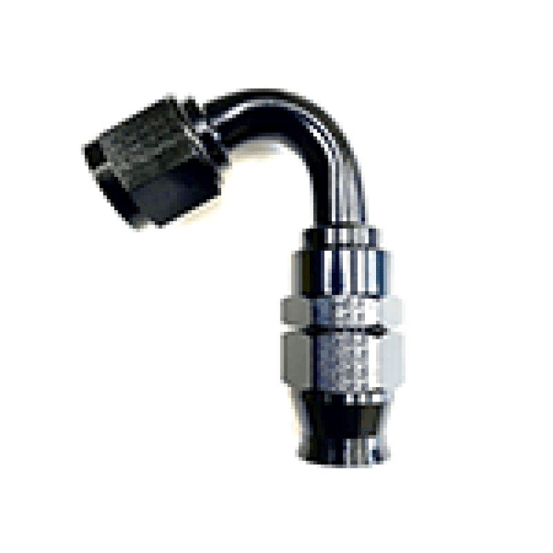 Fragola -8AN PTFE Hose End Black 120 Degree Real Street