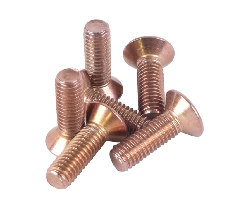 NRG Steering Wheel Screw Upgrade Kit for Rose Gold Conical SWS-100RG